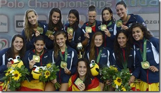 Selección femenina Waterpolo, foto AP